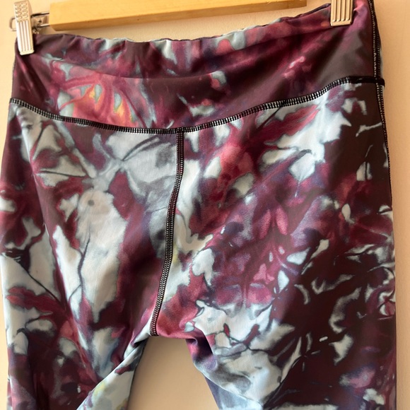 Daub Active Full Length Ava Yoga Leggings – Seafoam/Black Mesh Medium - Picture 3 of 14